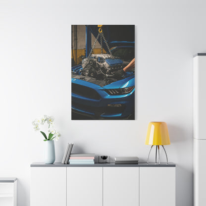 Ford Mustang Shelby GT350 Performance Build Workshop Wall Art & Canvas Prints
