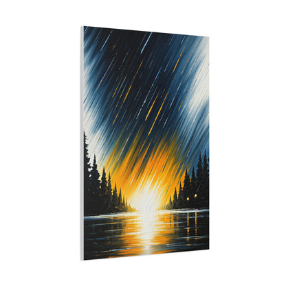 Golden Horizon Forest Landscape Wall Art & Canvas Prints