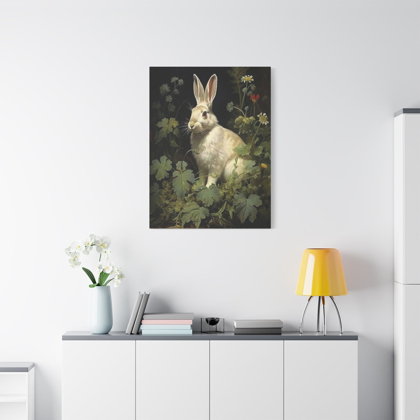 White Rabbit Wall Art & Canvas Prints