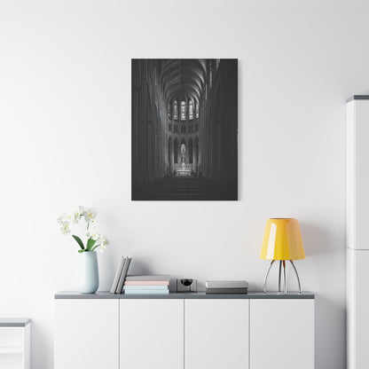 Gothic Cathedral Nave Light Wall Art & Canvas Prints