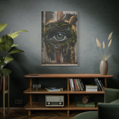 Living Nature Eye Graffiti Street Wall Art & Canvas Print