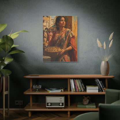 Market Day Cultural Portrait Wall Art & Canvas Print