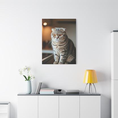 Golden Gaze Cat Wall Art & Canvas Prints