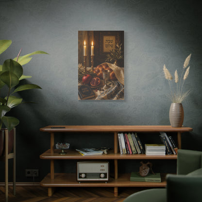 Shabbat Blessing Sacred Table Wall Art & Canvas Print