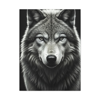 Arctic Wolf Intense Portrait Wall Art & Canvas Prints