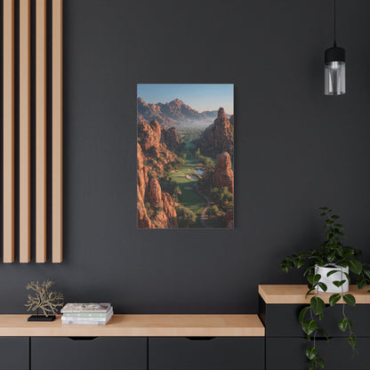Desert Canyon Golf Course Aerial Wall Art & Canvas Print