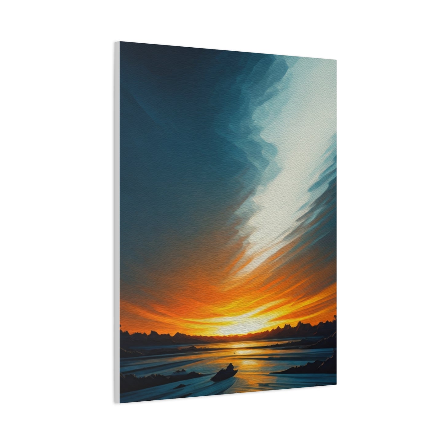 Calm Horizon at Dusk Wall Art & Canvas Prints