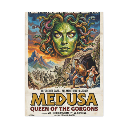 Greek Mythology Medusa Movie Poster Wall Art & Canvas Print