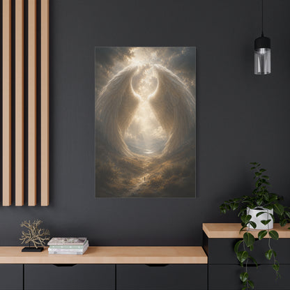Under His Wings Scripture Wall Art & Canvas Print