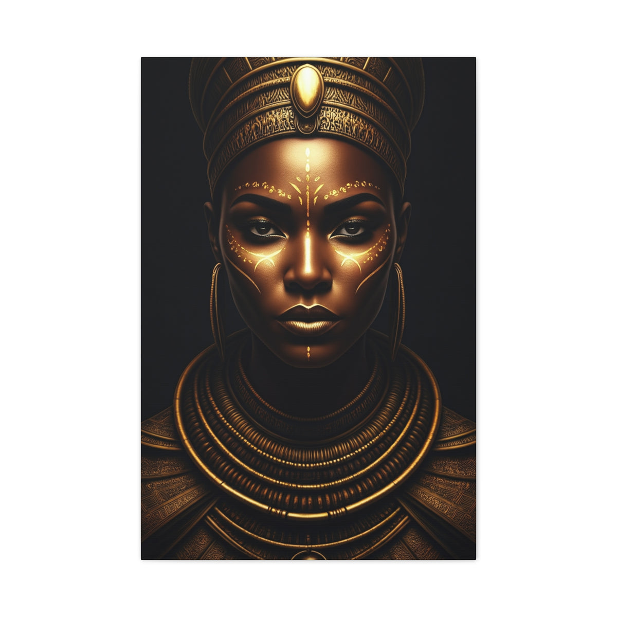 Sacred Queen of Gold Wall Art & Canvas Prints