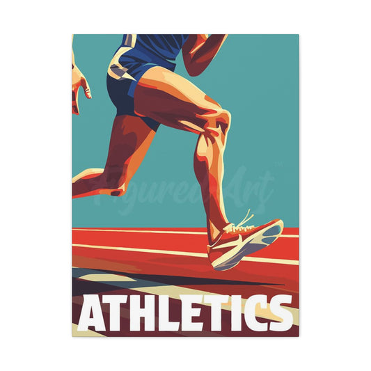 Abstract Athletics Running Wall Art & Canvas Prints