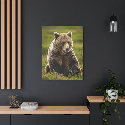Wild Brown Bear Portrait wall art & canvas prints