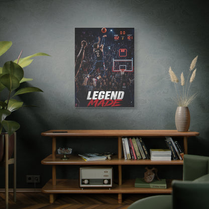Legend Made Championship Basketball Sports Wall Art & Canvas Print