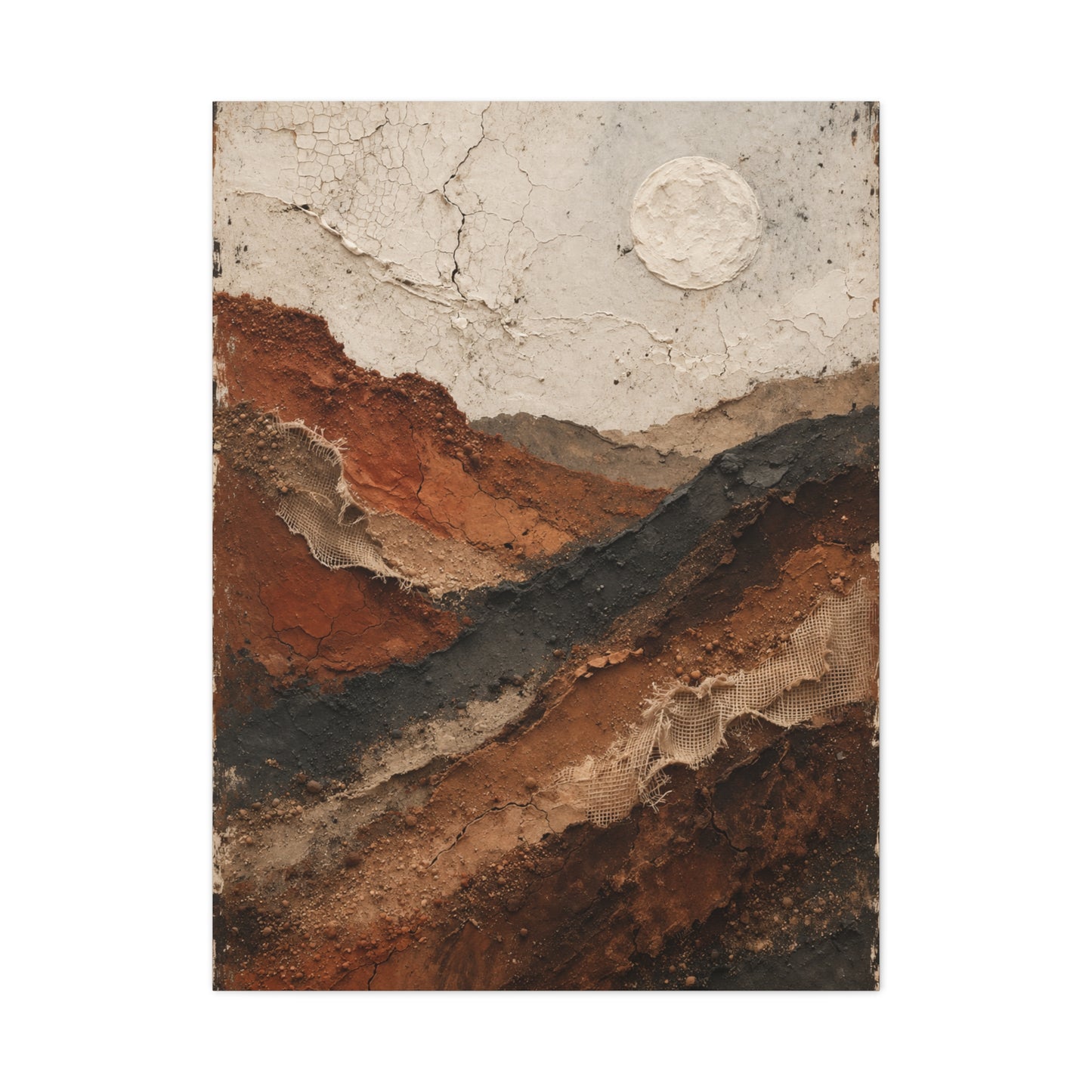 Earth Canyon Textured Landscape Wall Art & Canvas Print