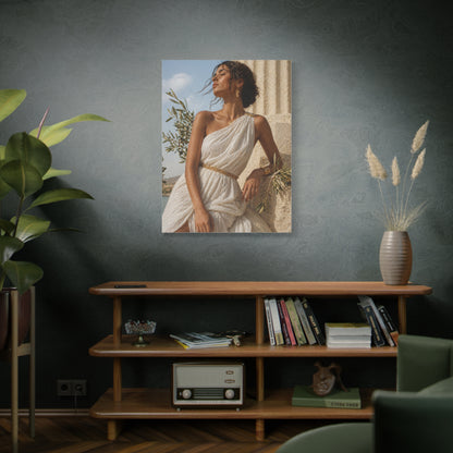 Contemporary Greek Goddess Portrait Wall Art & Canvas Print