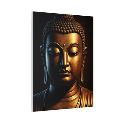 Golden Spark Buddha Meditation Wall Art & Canvas Prints