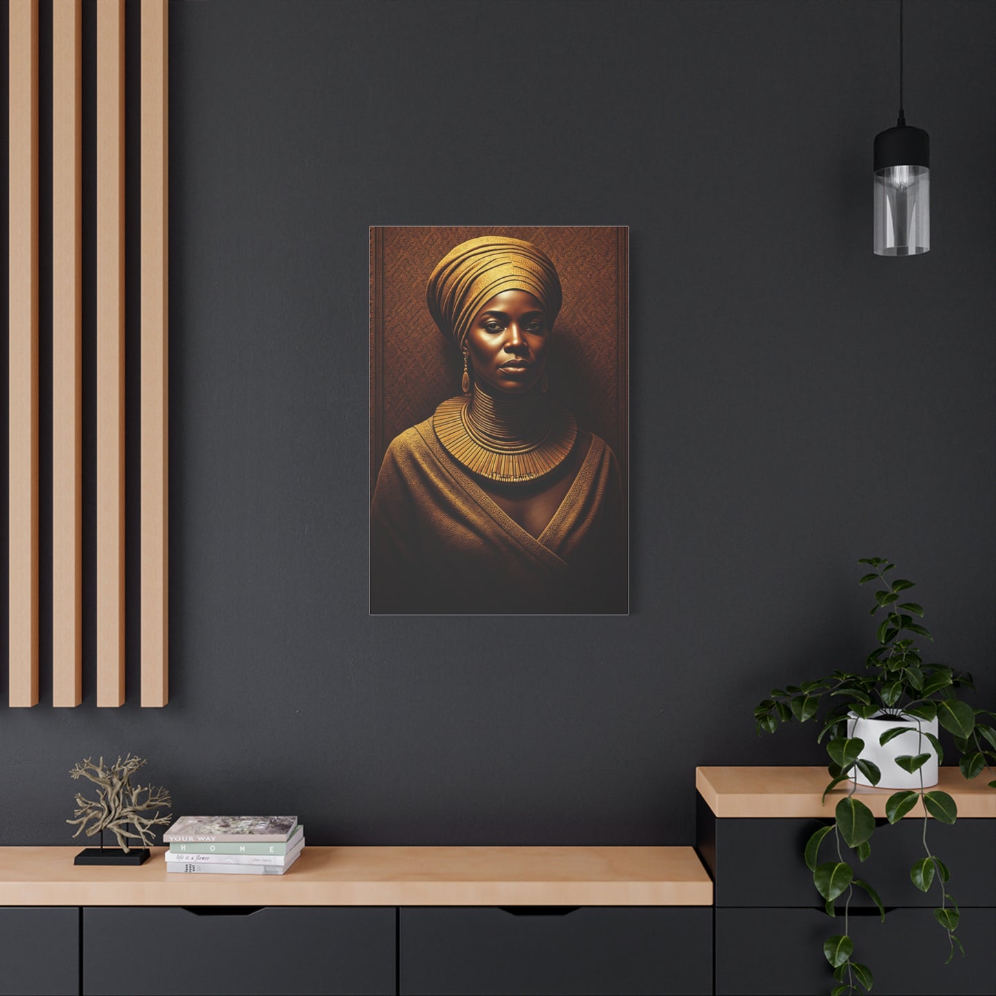 Bronze Heritage Queen Portrait Wall Art & Canvas Prints