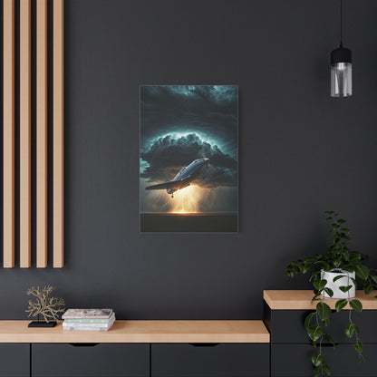 Stormbreaker Aircraft Through Lightning Skies Wall Art & Canvas Prints