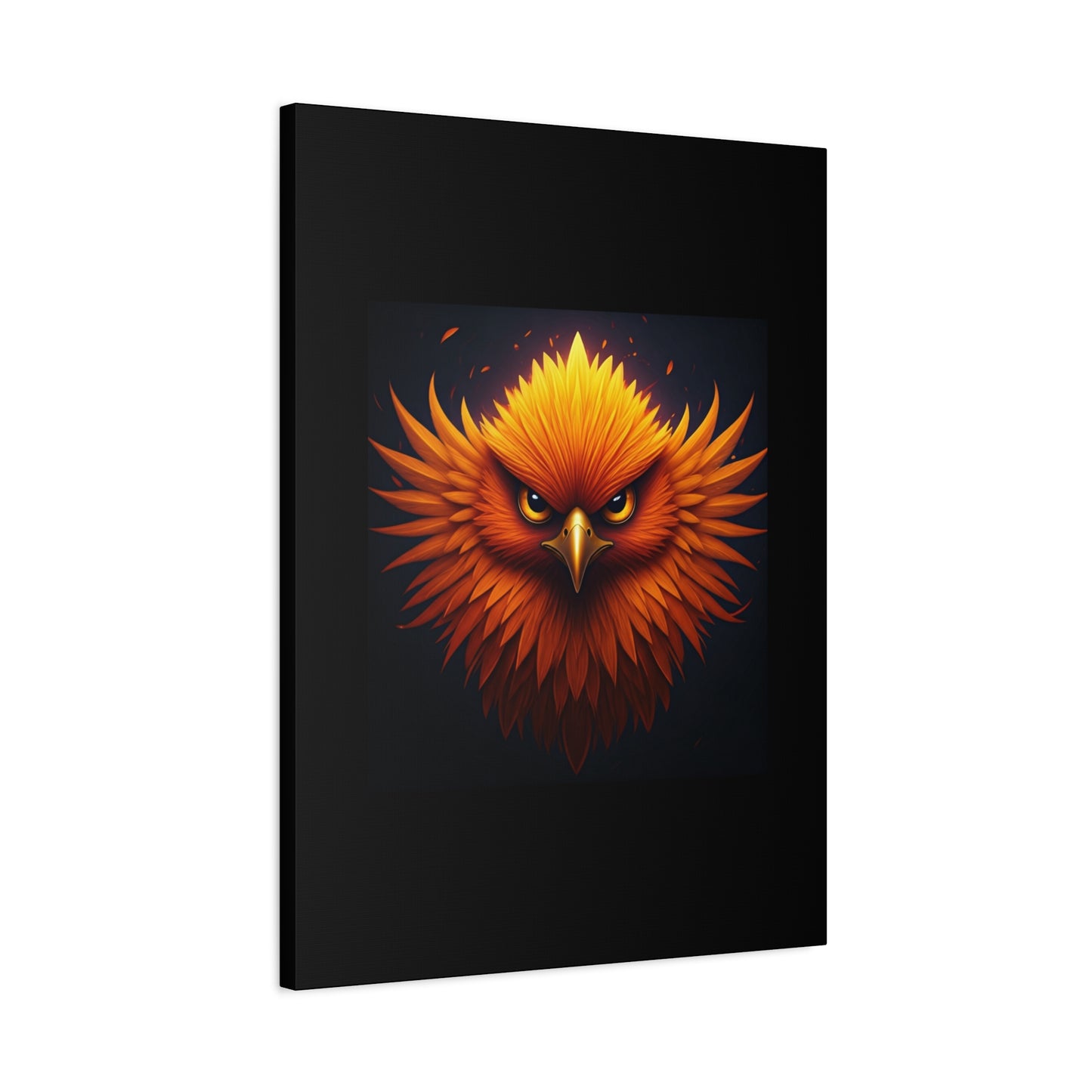 Ember Crown Phoenix Wall Art & Canvas Print