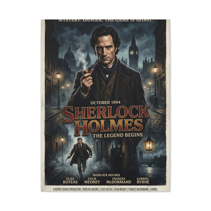 Sherlock Holmes Movie Poster Wall Art & Canvas Print