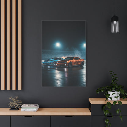 Modern Muscle vs Big Block Legend Wall Art & Canvas Prints