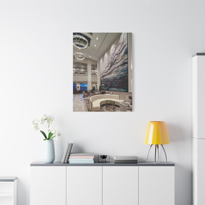 Panoramic Scenic Lobby Mural Landscape Wall Art & Canvas Print