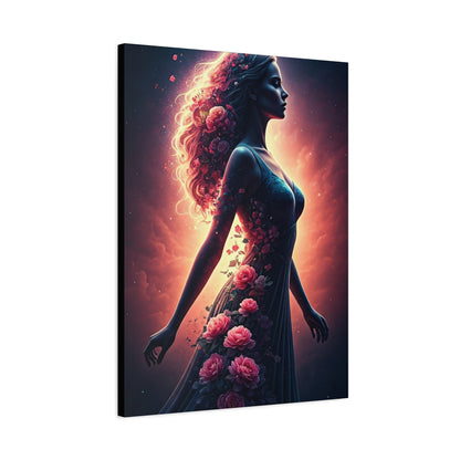 Blooming Energy Woman Wall Art & Canvas Prints