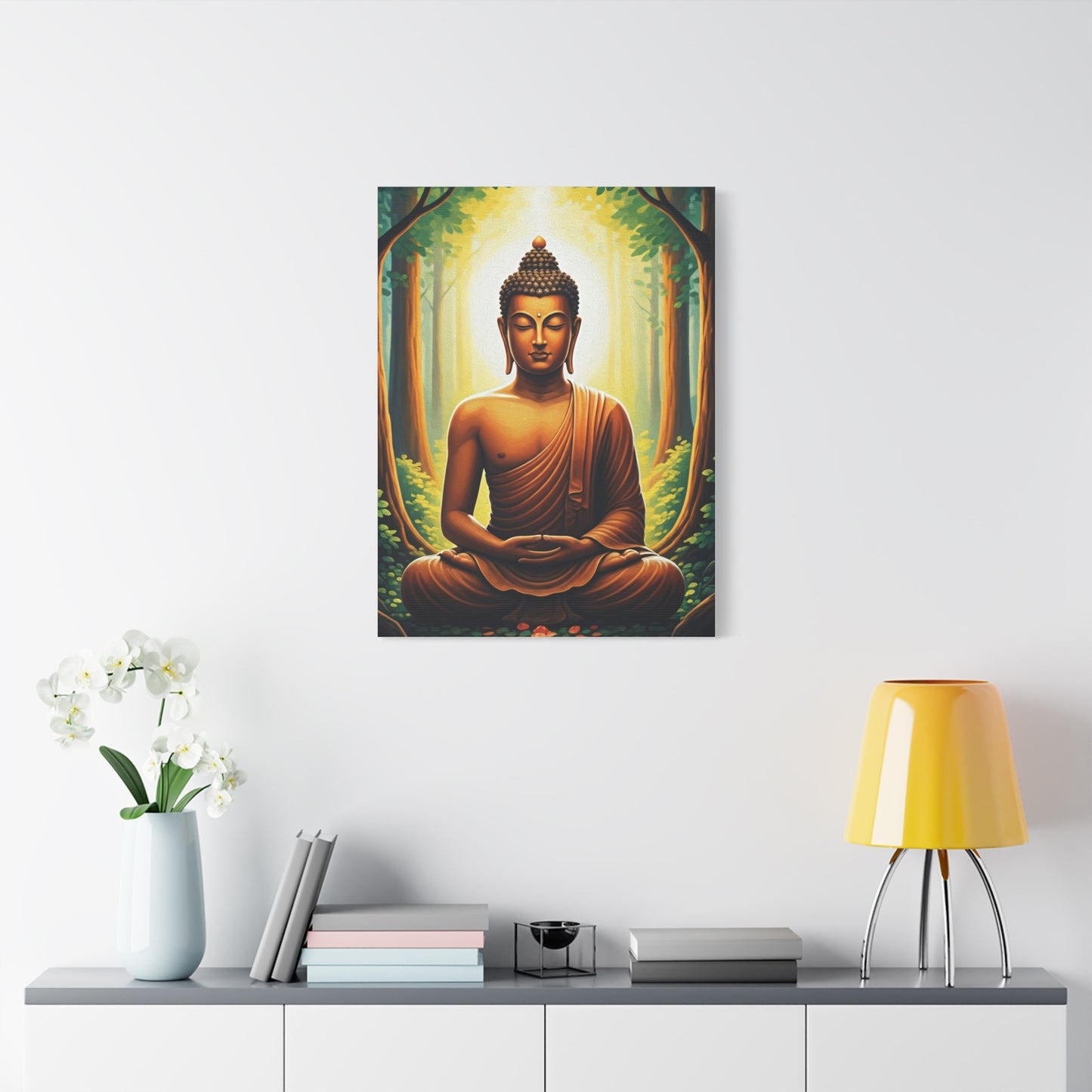 Enlightened Meditation Buddha Wall Art & Canvas Prints