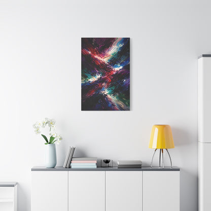 Oversized Jewel-Tone Abstract Expressionist Wall Art & Canvas Print