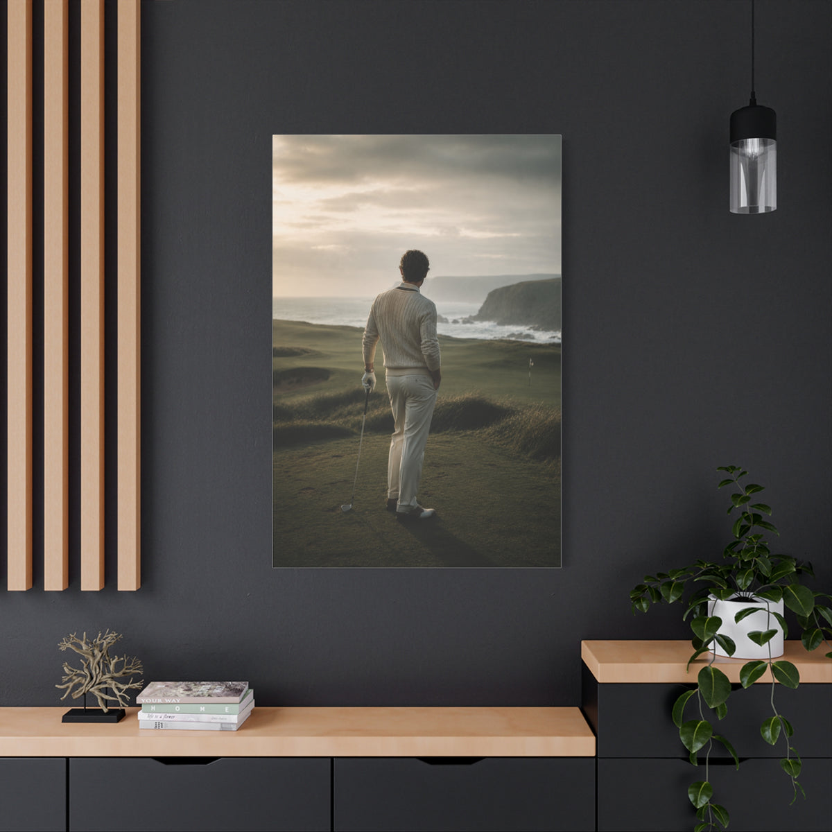 Old Money Coastal Golf Sports Wall Art & Canvas Print