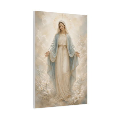 Our Lady of Grace Soft Luminous Portrait Wall Art & Canvas Print