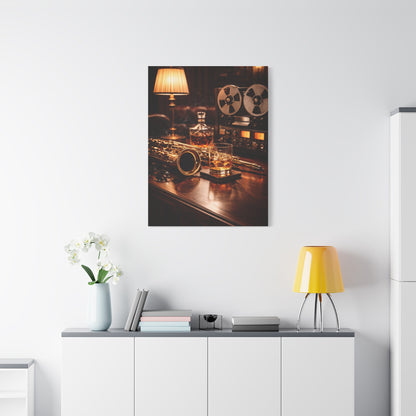 Luxury Jazz Lounge Still Life Wall Art & Canvas Print