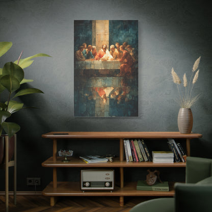 The Last Supper Contemporary Sacred Scene Wall Art & Canvas Print