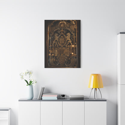 Victorian Ornate Bar Mirror Wall Art & Canvas Print