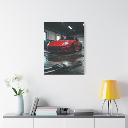 Nissan 370Z Underground Mechanic Garage Wall Art & Canvas Prints