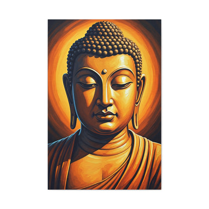 Divine Calm Buddha Close-Up Wall Art & Canvas Prints
