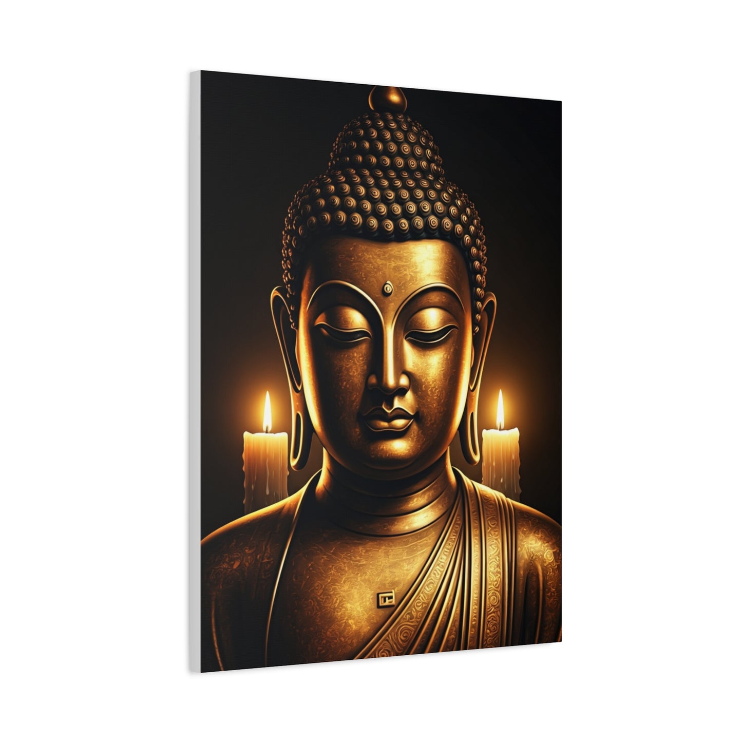 Candlelight Serenity Buddha Wall Art & Canvas Prints