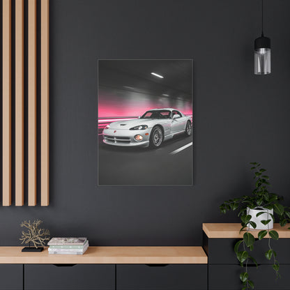 1992 Dodge Viper RT/10 Neon Tunnel Charge Wall Art & Canvas Prints