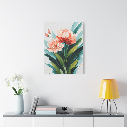 Blush Floral Botanical Wall Art & Canvas Prints