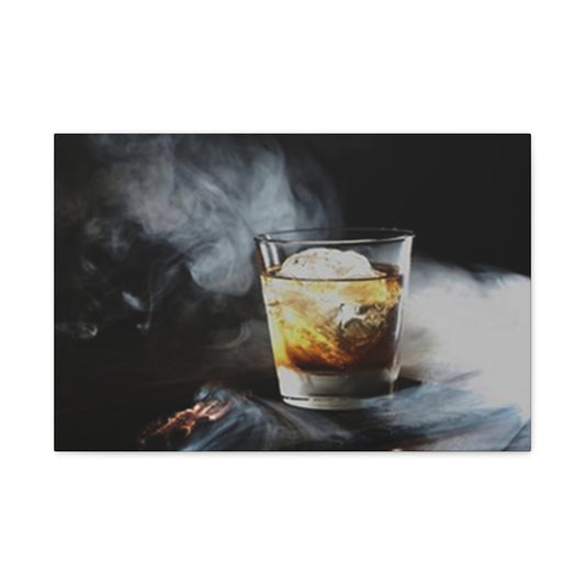 Whiskey In Smoke Wall Art & Canvas Prints