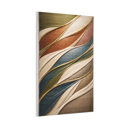 Dimensional Wrapped Textile Bands Wall Art & Canvas Print