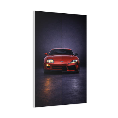 Toyota Supra Split Mk4 vs Mk5 Evolution Wall Art & Canvas Prints