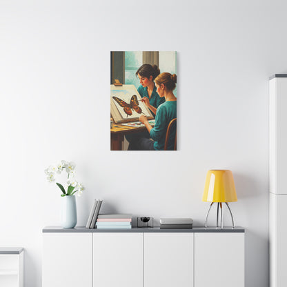 Artistic Butterfly Painting Studio Wall Art & Canvas Prints