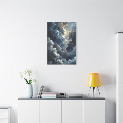 Storm Cloud Dramatic Abstract Wall Art & Canvas Print