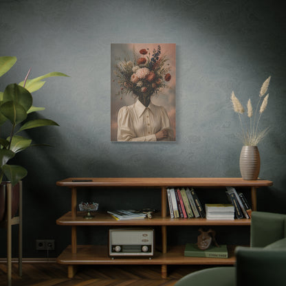 Surreal Floral Identity Portrait Wall Art & Canvas Print