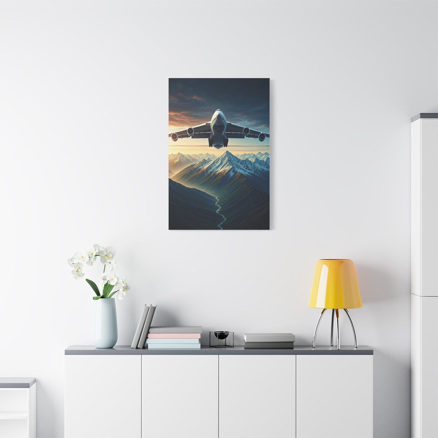 Mountain Flight Over Peaks Wall Art & Canvas Prints