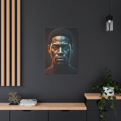 Dual Eclipse Identity Abstract Wall Art & Canvas Prints