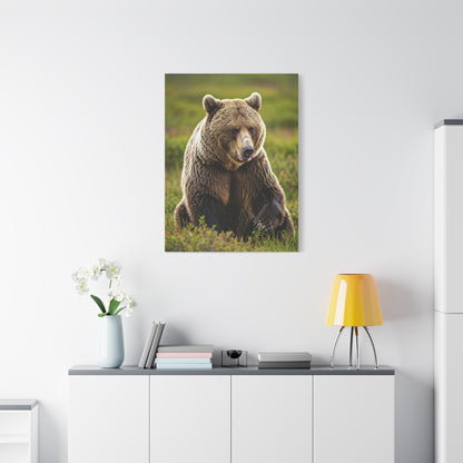 Wild Brown Bear Portrait wall art & canvas prints