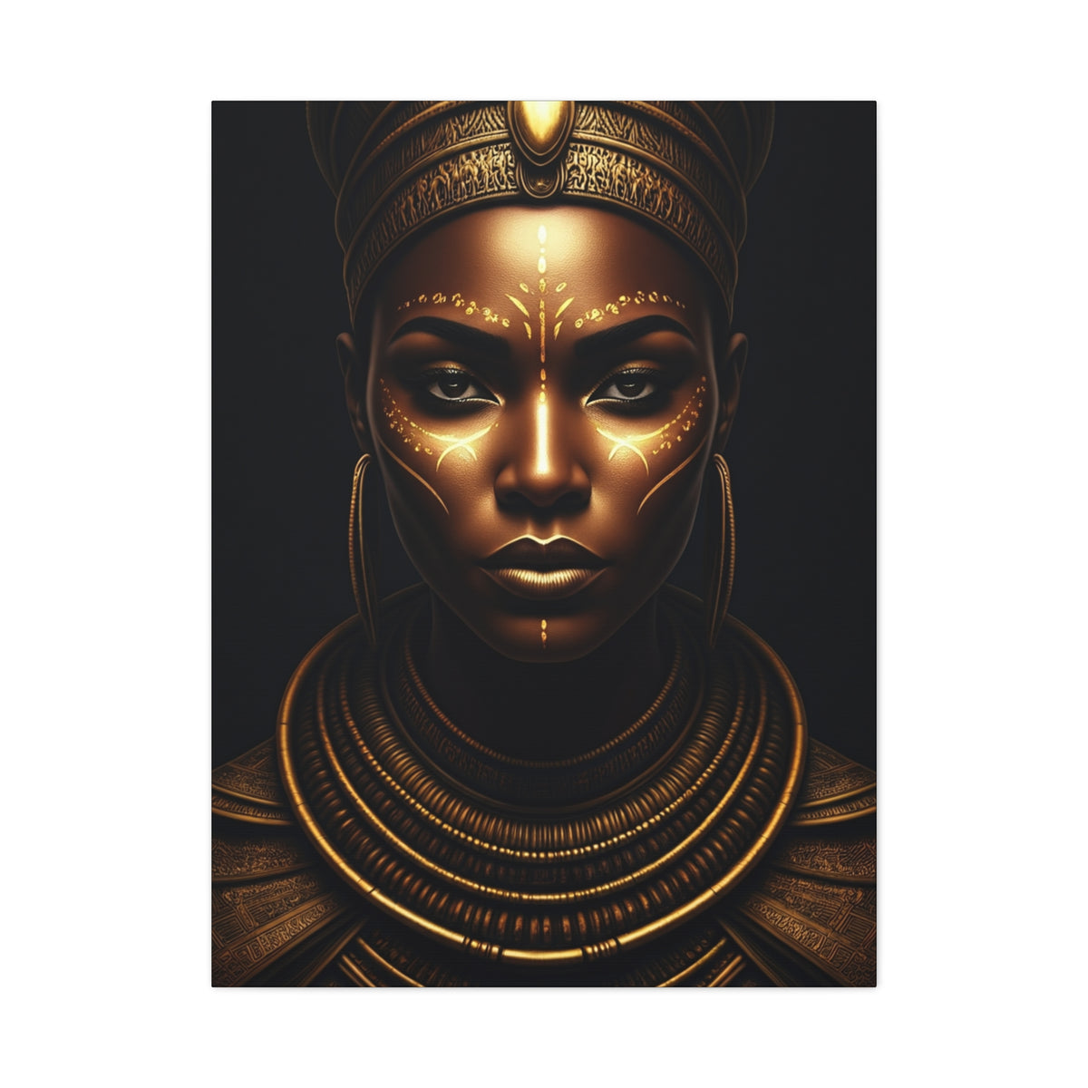 Sacred Queen of Gold Wall Art & Canvas Prints