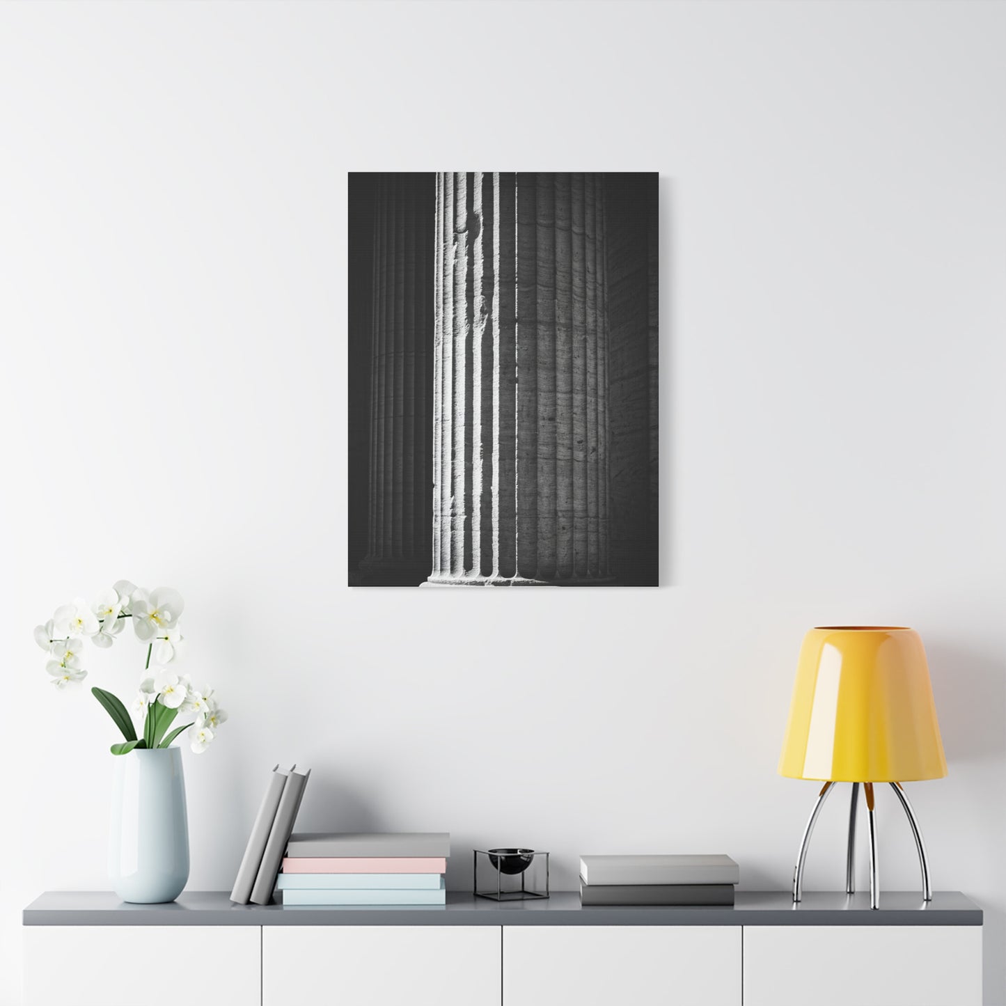 Classical Column Light and Shadow Wall Art & Canvas Prints